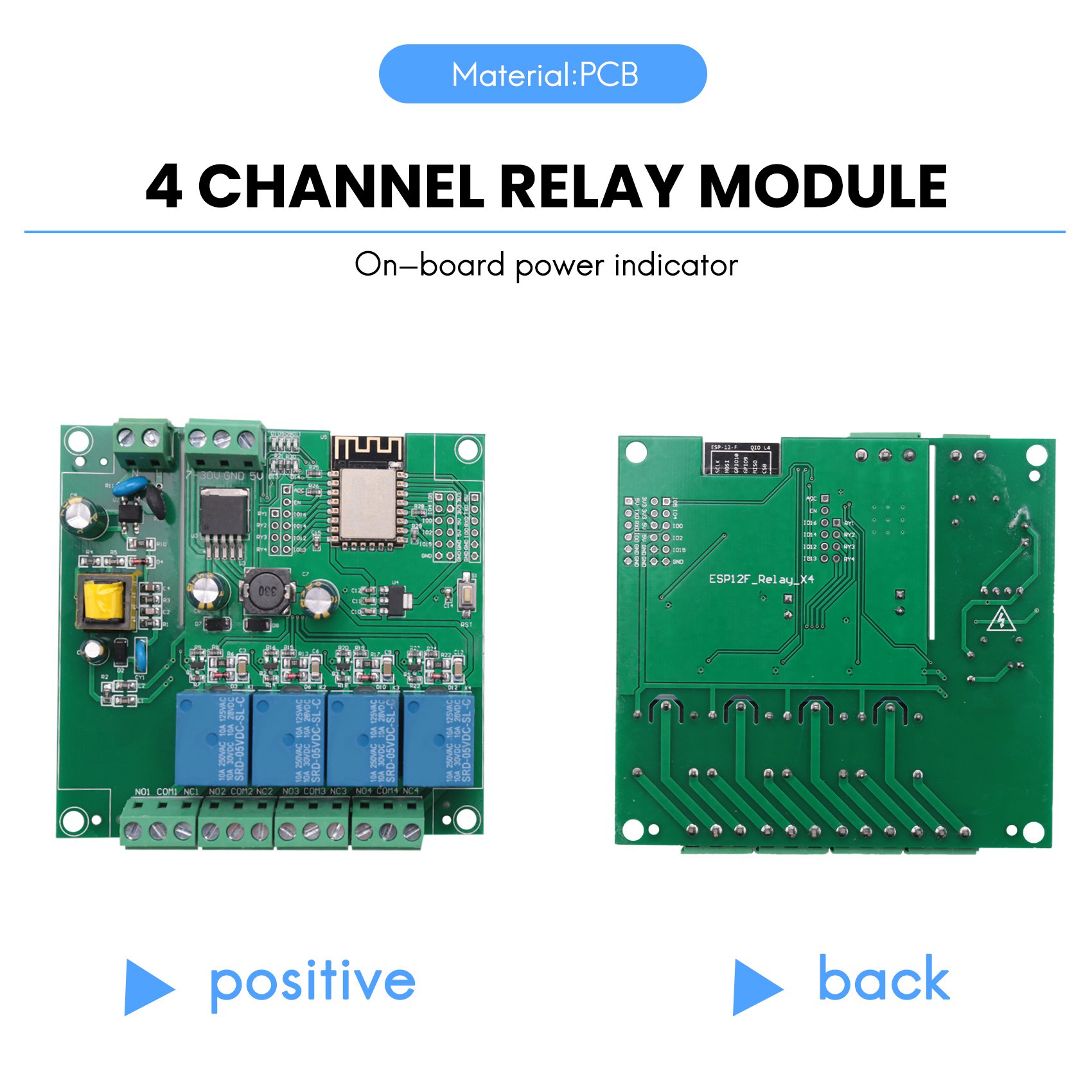 Esp8266 Relay Module - SCLS ESP8266 Módulo de relé sem