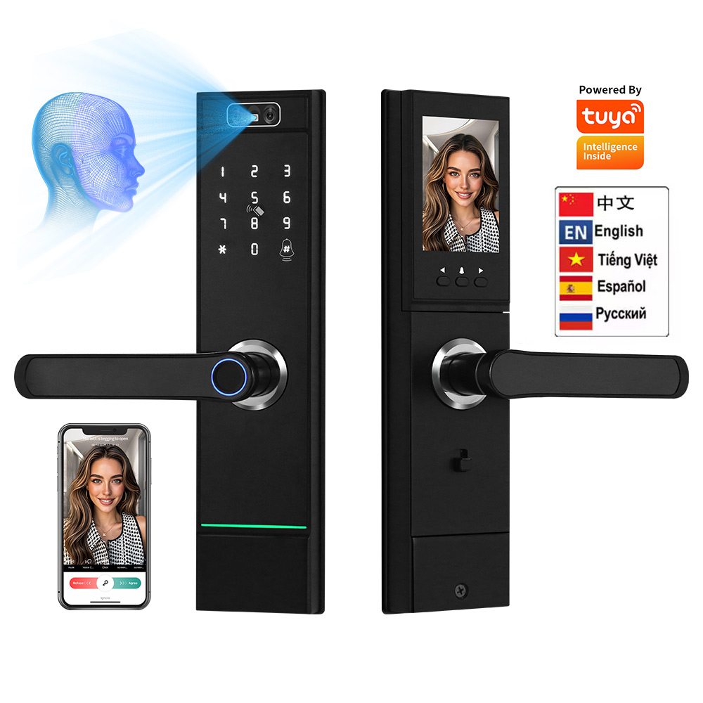 Smart Door Lock Wifi - Alta segurança atacado 3d reconhecimento facial