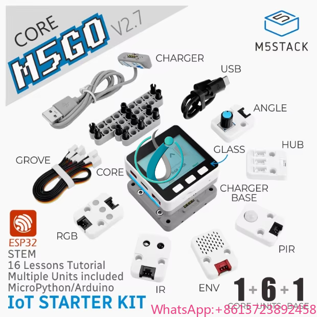 Iot Kit Beginner - Novo produto Oficial M5Stack M5GO IoT