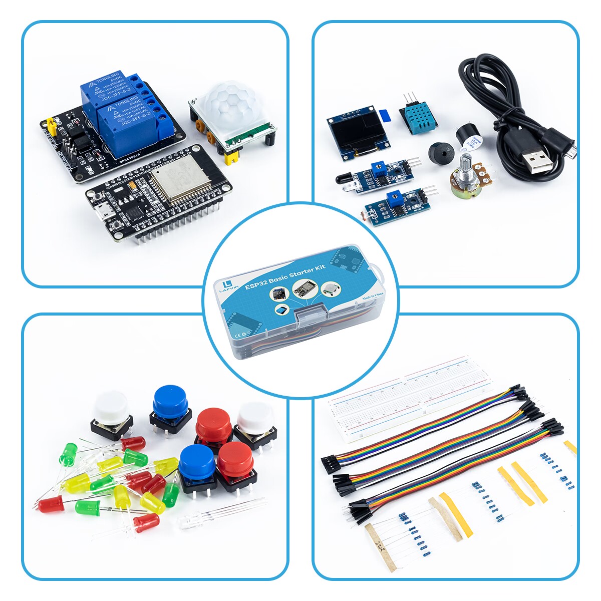 Kit Básico Inicial para Placa  - Esp32 Smart Home Kit avaliação e preço