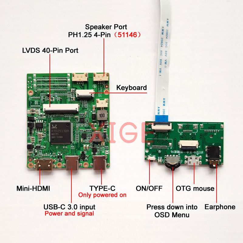 Fit LP140WH1 (TL)-TLA1/TLC6/TL - Microcontroller Kit avaliação e preço