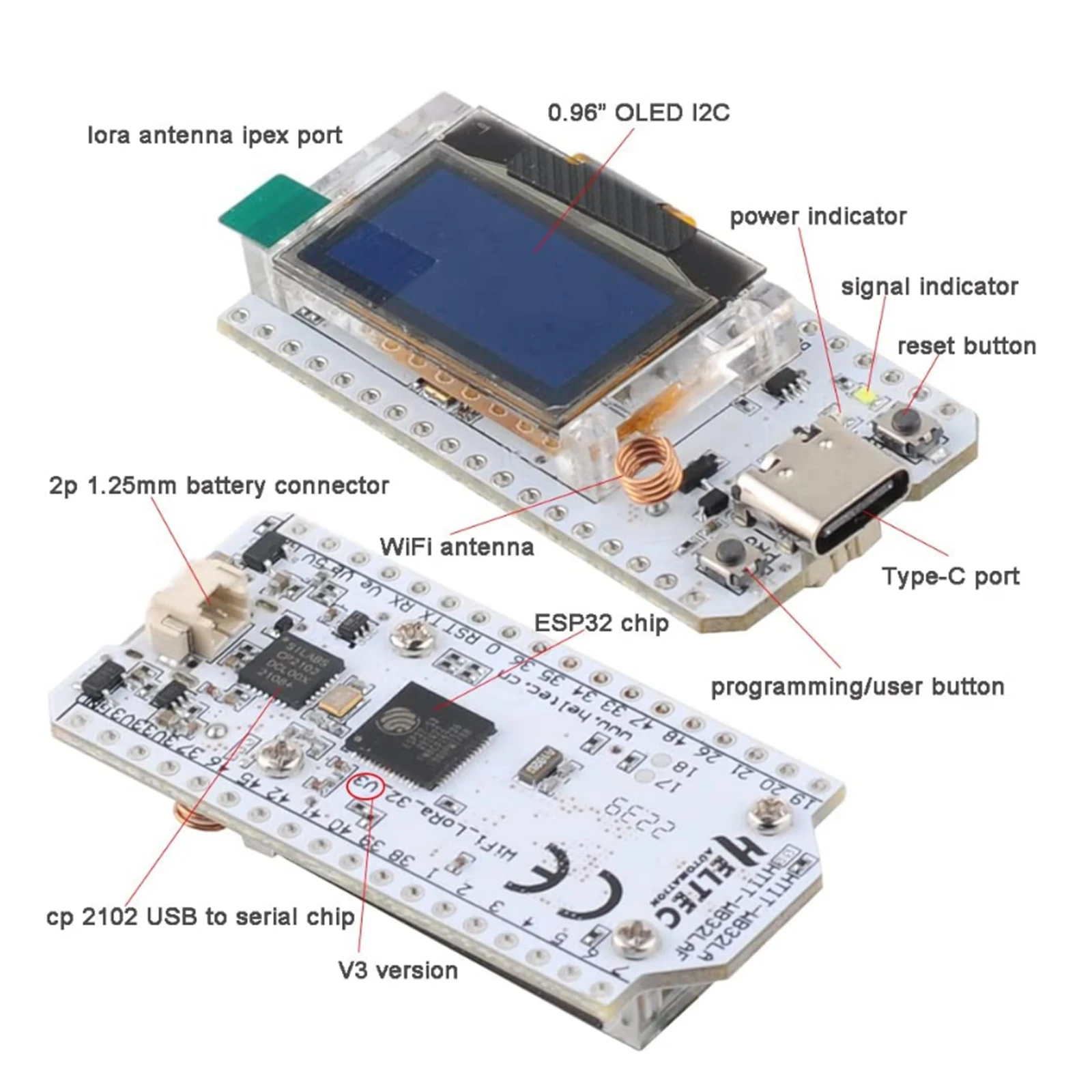 Kit de Antena LoRa 868MHz/915M - Microcontroller Kit avaliação e preço