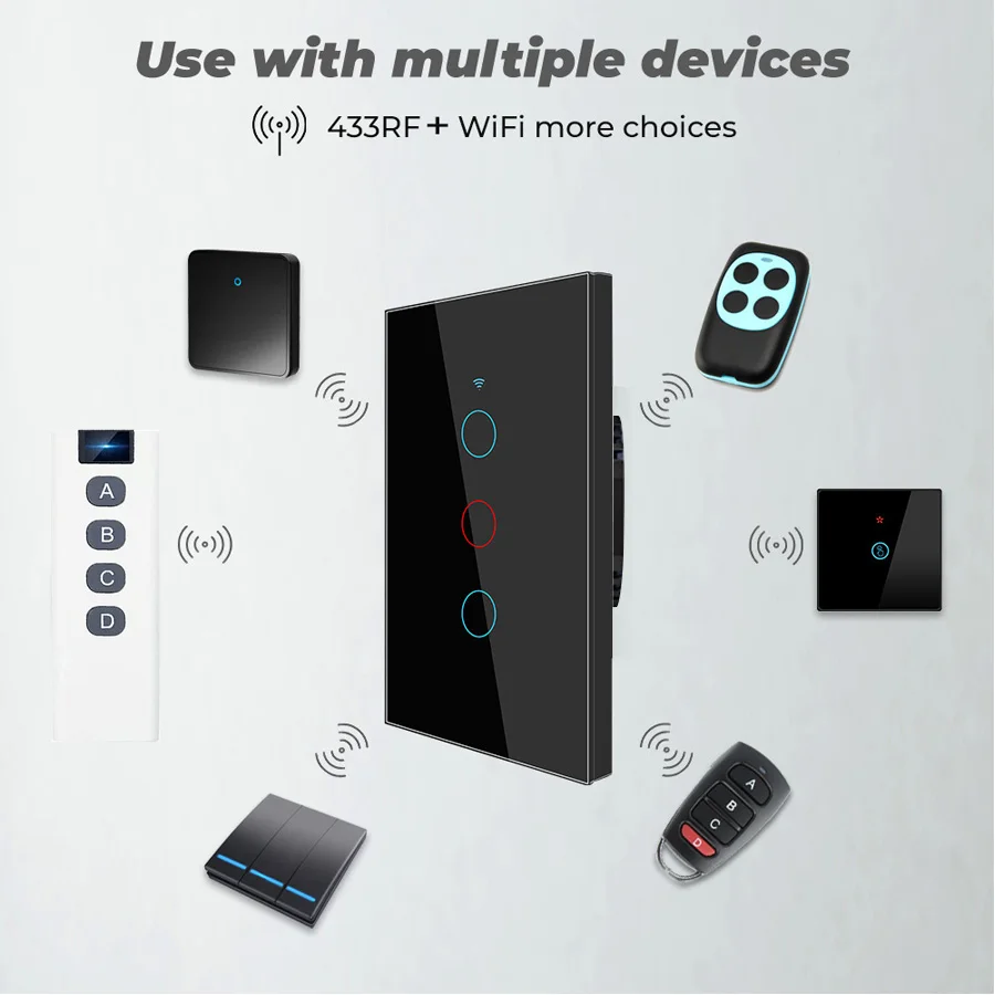 Interruptor Inteligente WiFi T - Smart Light Switch Wifi avaliação e preço