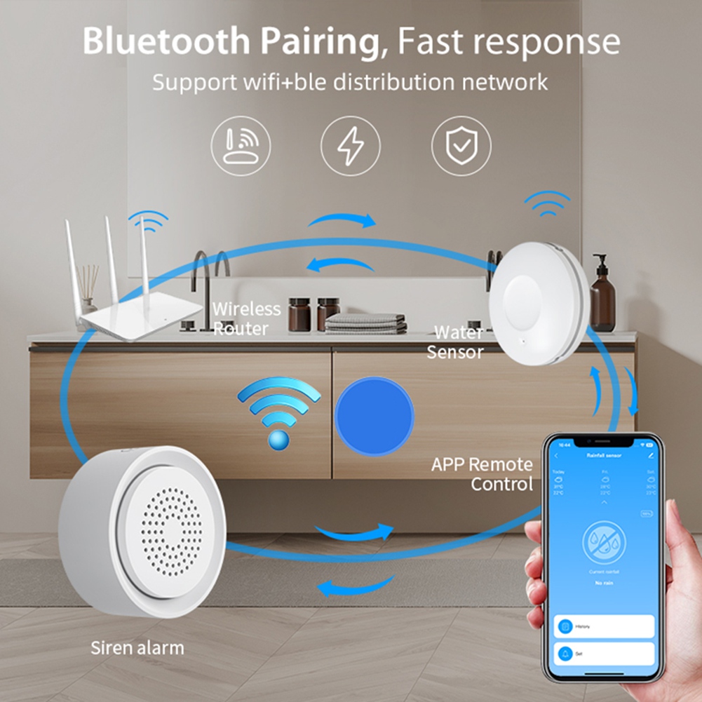 Sensor de Vazamento de Água Wi - Smart Home Automation Kit avaliação e preço