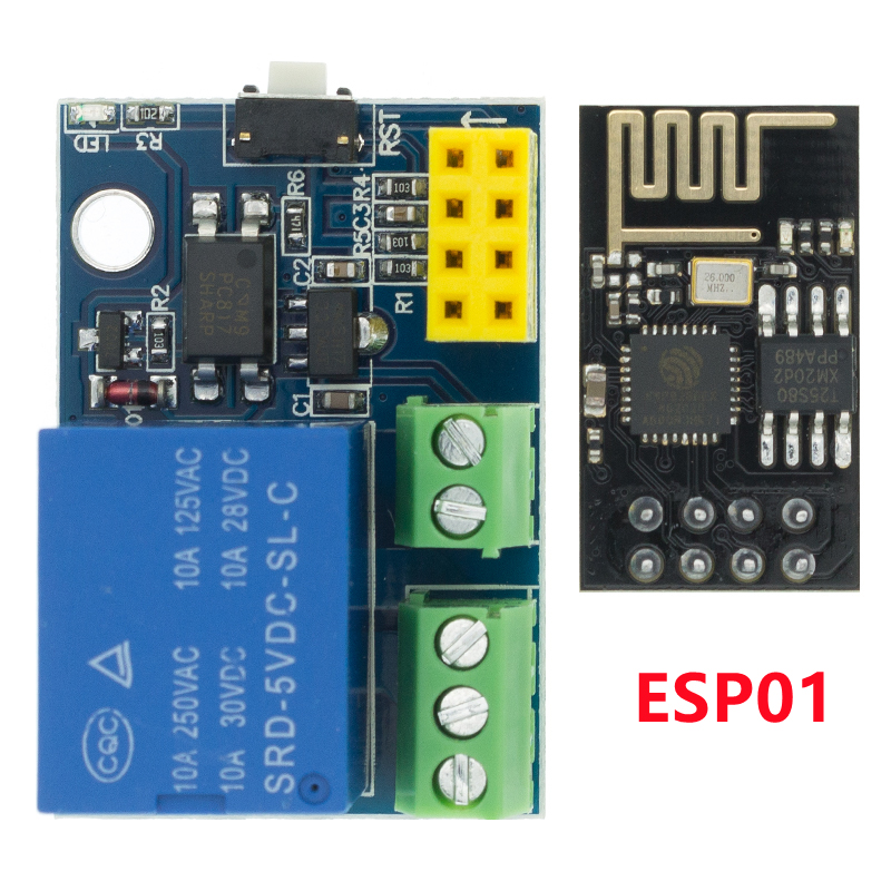 Esp8266 ESP-01 ESP-01S 5v módu - Esp8266 Relay Module avaliação e preço