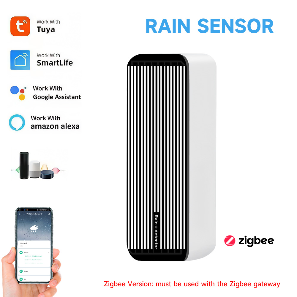 Tuya zigbee sensor de chuva tu - Smart Home Automation Kit avaliação e preço