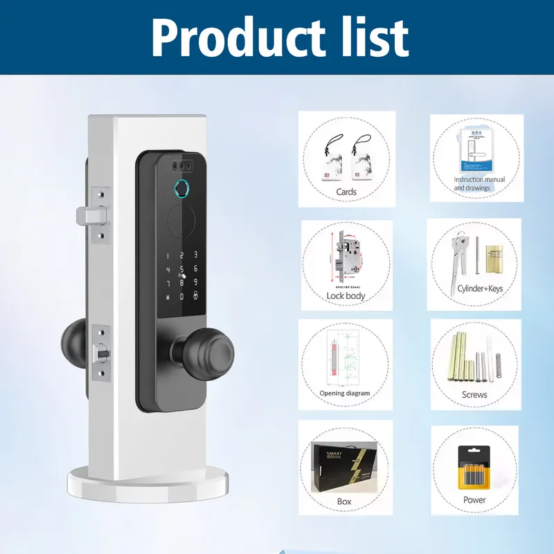 Fechadura de Porta de Madeira  - Smart Door Lock Wifi avaliação e preço