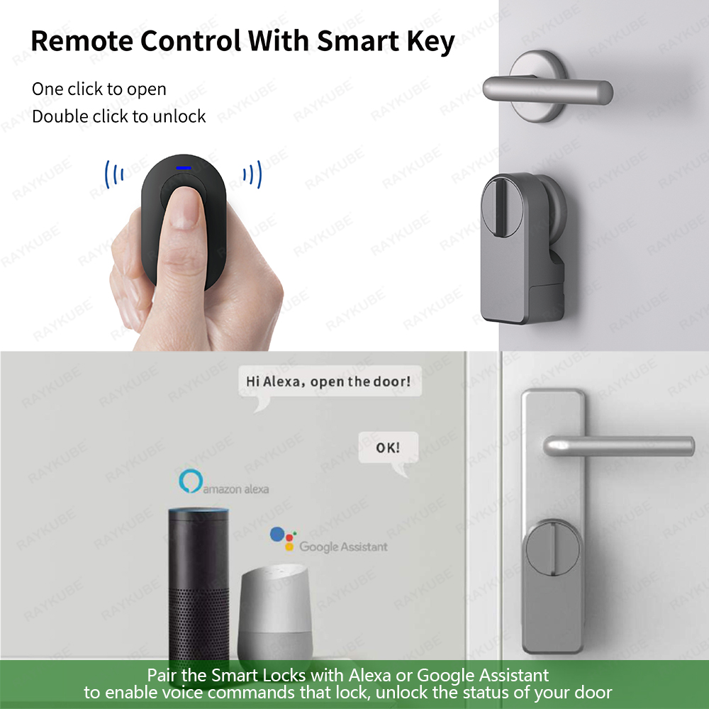 Raykube a1 pro tuya bel conjun - Smart Door Lock Wifi avaliação e preço