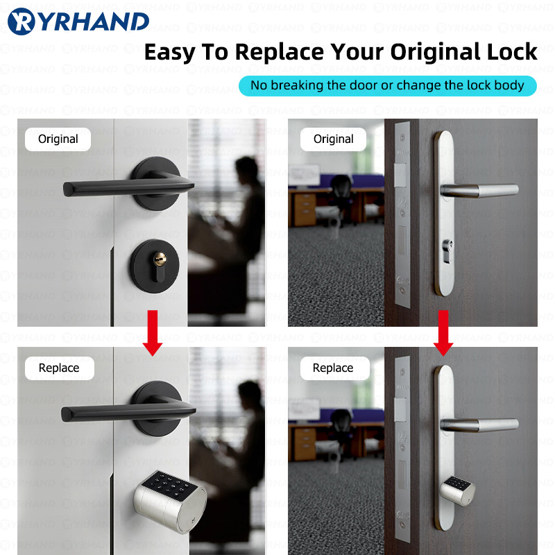 Fechadura de porta cilíndrica  - Smart Door Lock Wifi avaliação e preço