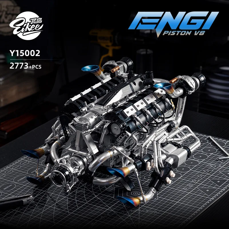 Kit de Montagem de Motor V8 pa - Stem Robotics Kit avaliação e preço