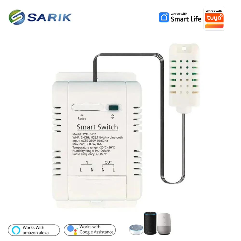 Termostato WiFi Tuya 16A 3000W - Wifi Thermostat avaliação e preço