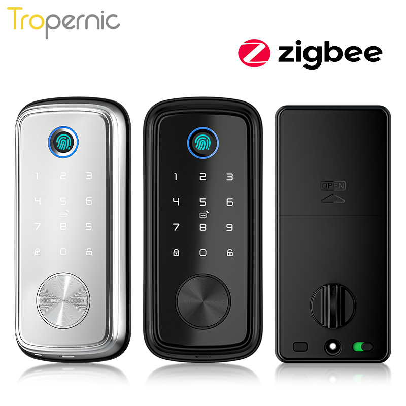 Tuya Zigbee Digital Door Lock, - Smart Door Lock Wifi avaliação e preço